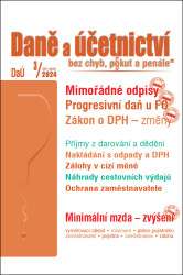 Daně a účetnictví bez chyb, pokut a penále č. 3 / 2024 - Zákon o DPH – změny