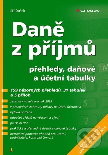 Daně z příjmů (přehledy, daňové a účetní tabulky)