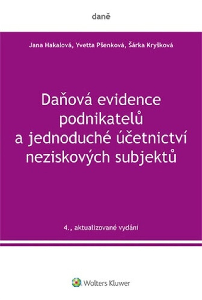 Daňová evidence podnikatelů a jednoduché účetnictví neziskových subjektů