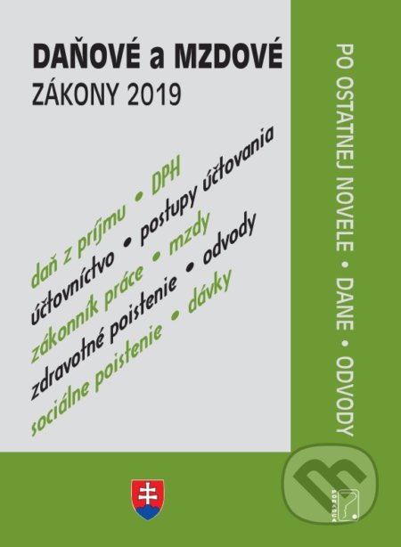 Daňové a mzdové zákony 2019