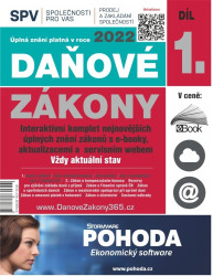 Daňové zákony 2022 (Díl 1.) (Úplná znění platná v roce 2022) - kniha z kategorie Daně