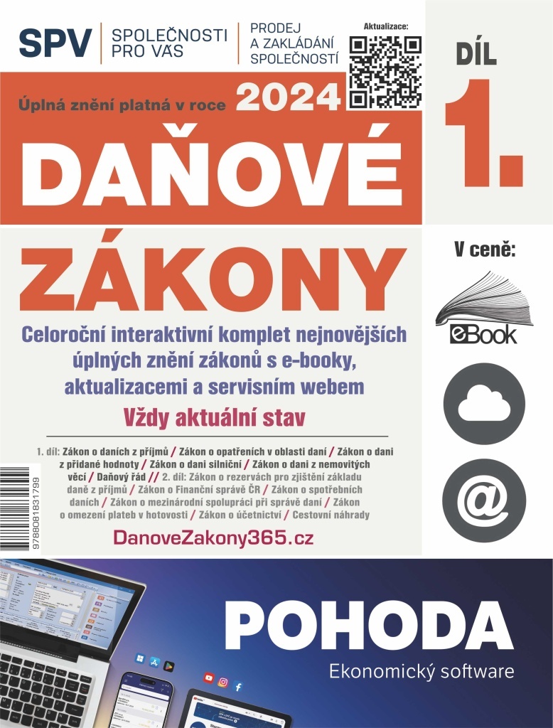 Daňové zákony 2024 XXL ProFi (Díl 1.)