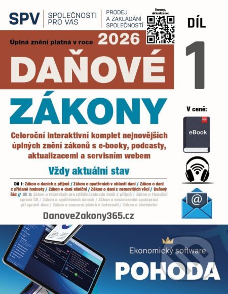 Daňové zákony 2026 (Díl 1.) - kniha z kategorie Daně