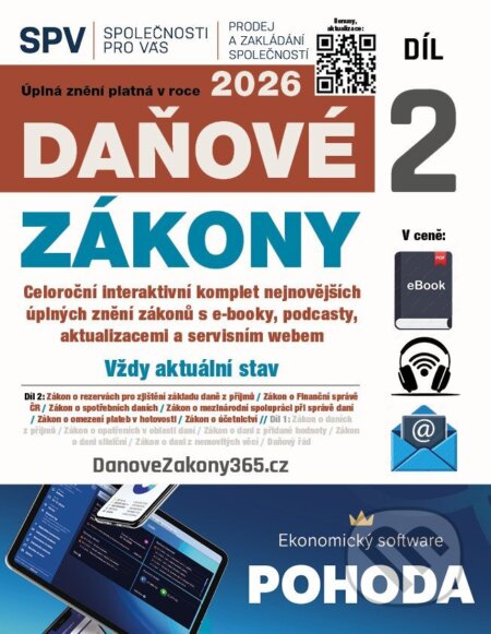 Daňové zákony 2026 (Díl 2.) - kniha z kategorie Daně