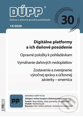 Daňový a účtovný poradca podnikateľa 15/2020