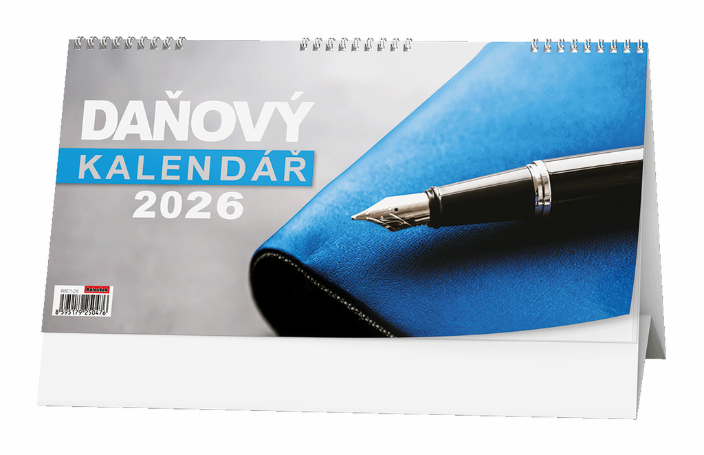 Daňový kalendář 2026 - stolní kalendář