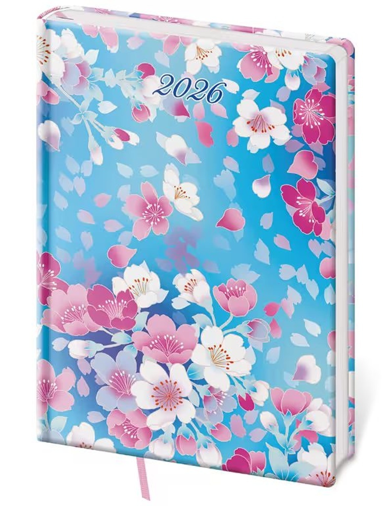 Denní diář 2026 A5 Vario Lyra Blossom