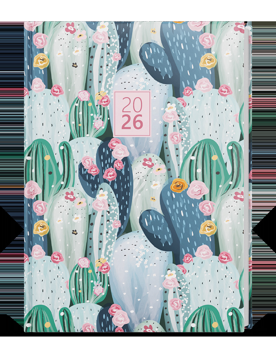 Denní diář 2026 Adam Lamino B6 Kaktus