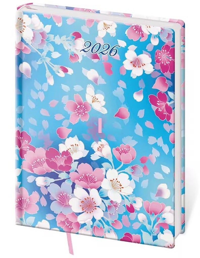 Denní diář 2026 B6 Vario Lyra Blossom