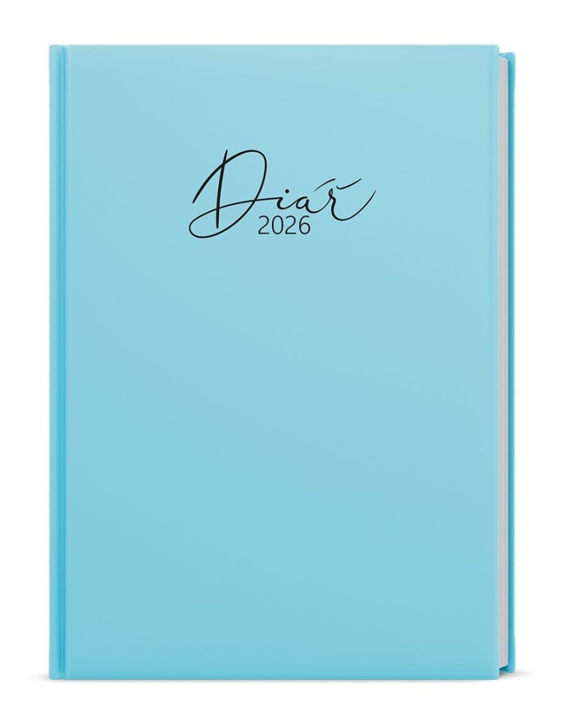 Denní diář 2026 David Lamino Pastel A5 modrá