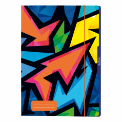 Desky s gumou A4 - Neon Art