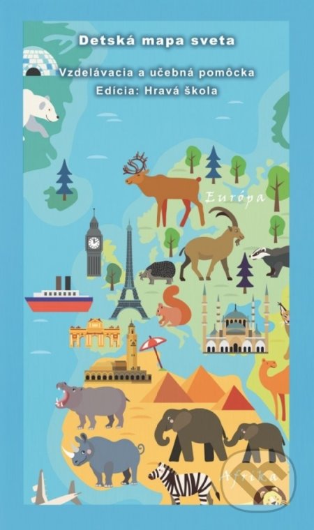 Detská mapa sveta (Hravá škola)