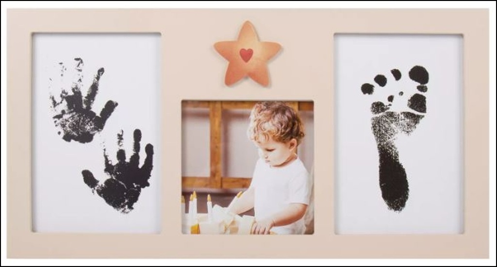 Dětský fotorámeček se sadou na otisky