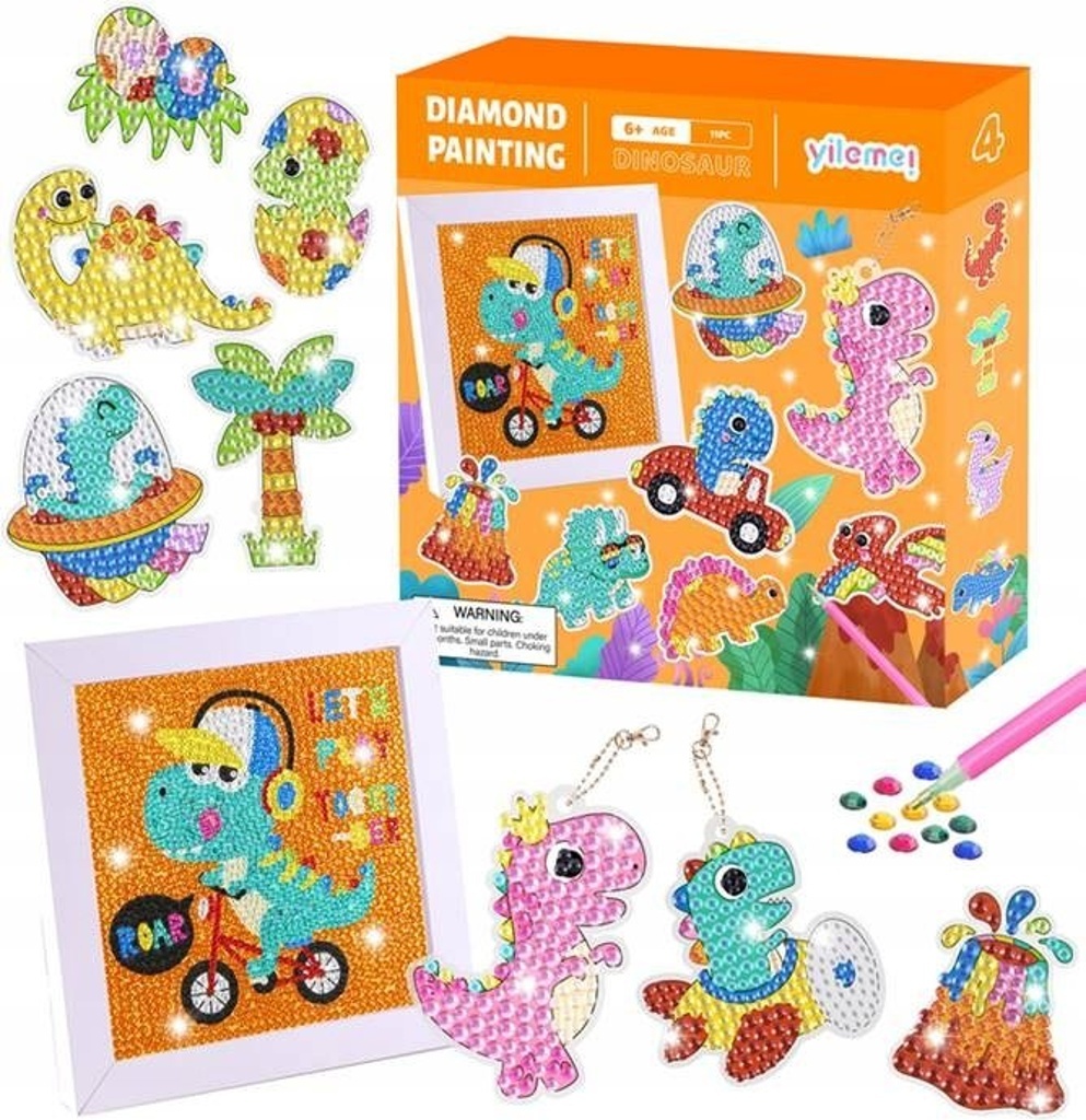 Diamantové malování Sada Dinosauři