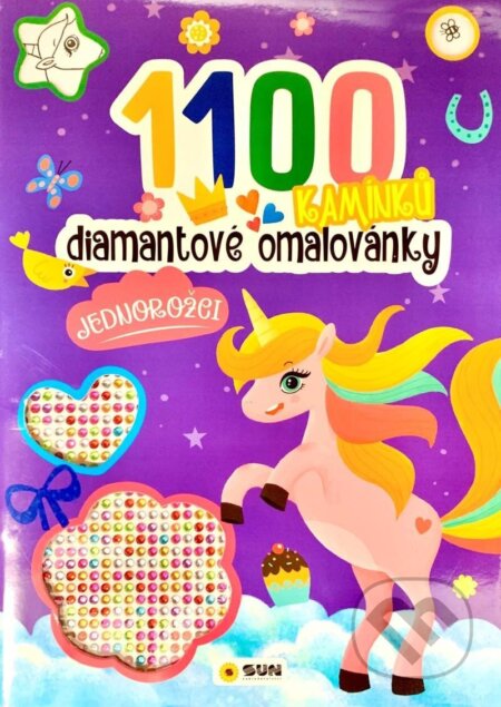 Diamantové omalovánky Jednorožci
