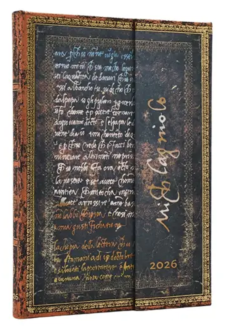 Diář 2026 Michelangelo, Handwriting