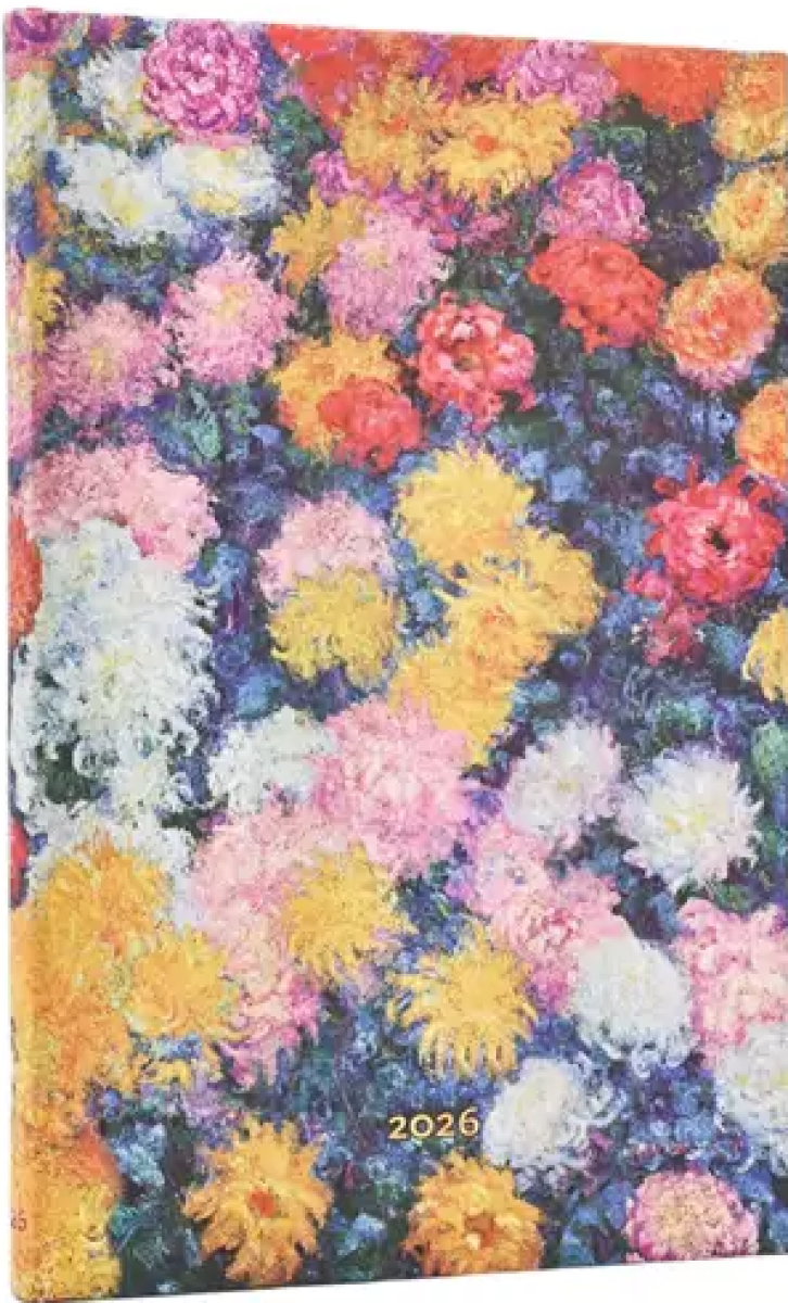 Diář Paperblanks 2026,Monet’s Chrysanthemums