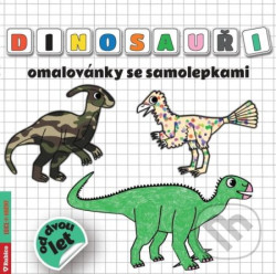 Dinosauři - omalovánky se samolepkami