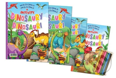 Dinosaury/Dinosauři: Maľovanka + aktivity