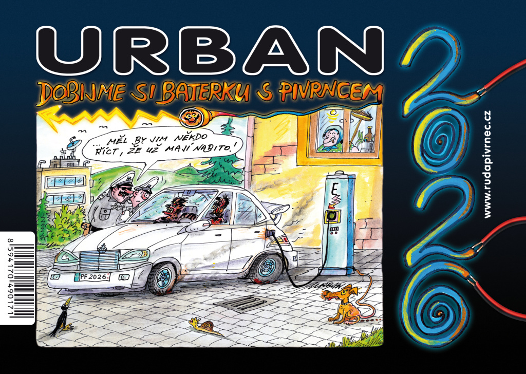 Dobijme si baterku s Pivrncem 2026 - stolní kalendář