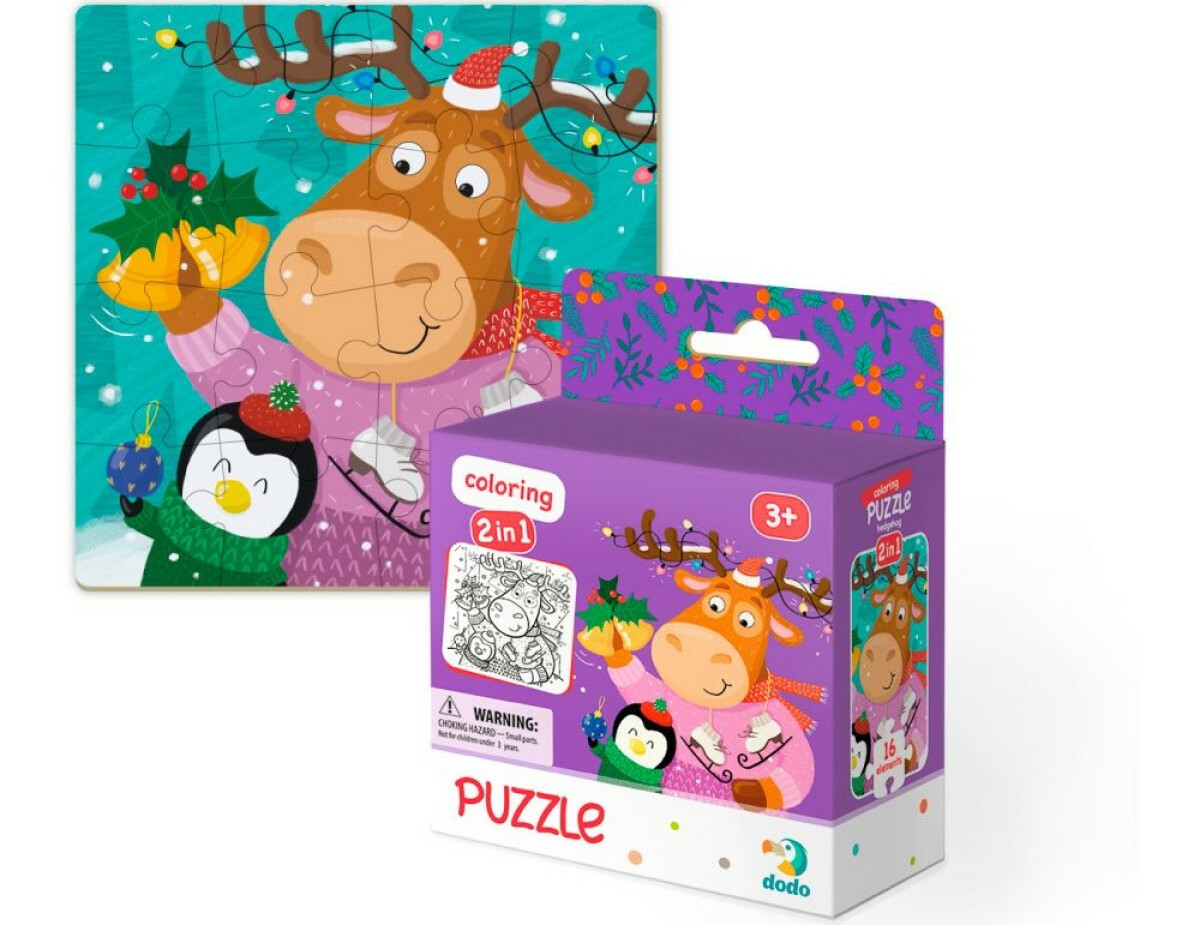 Dodo Puzzle s omalovánkou