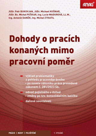 Dohody o pracích konaných mimo pracovní poměr 2024/2025