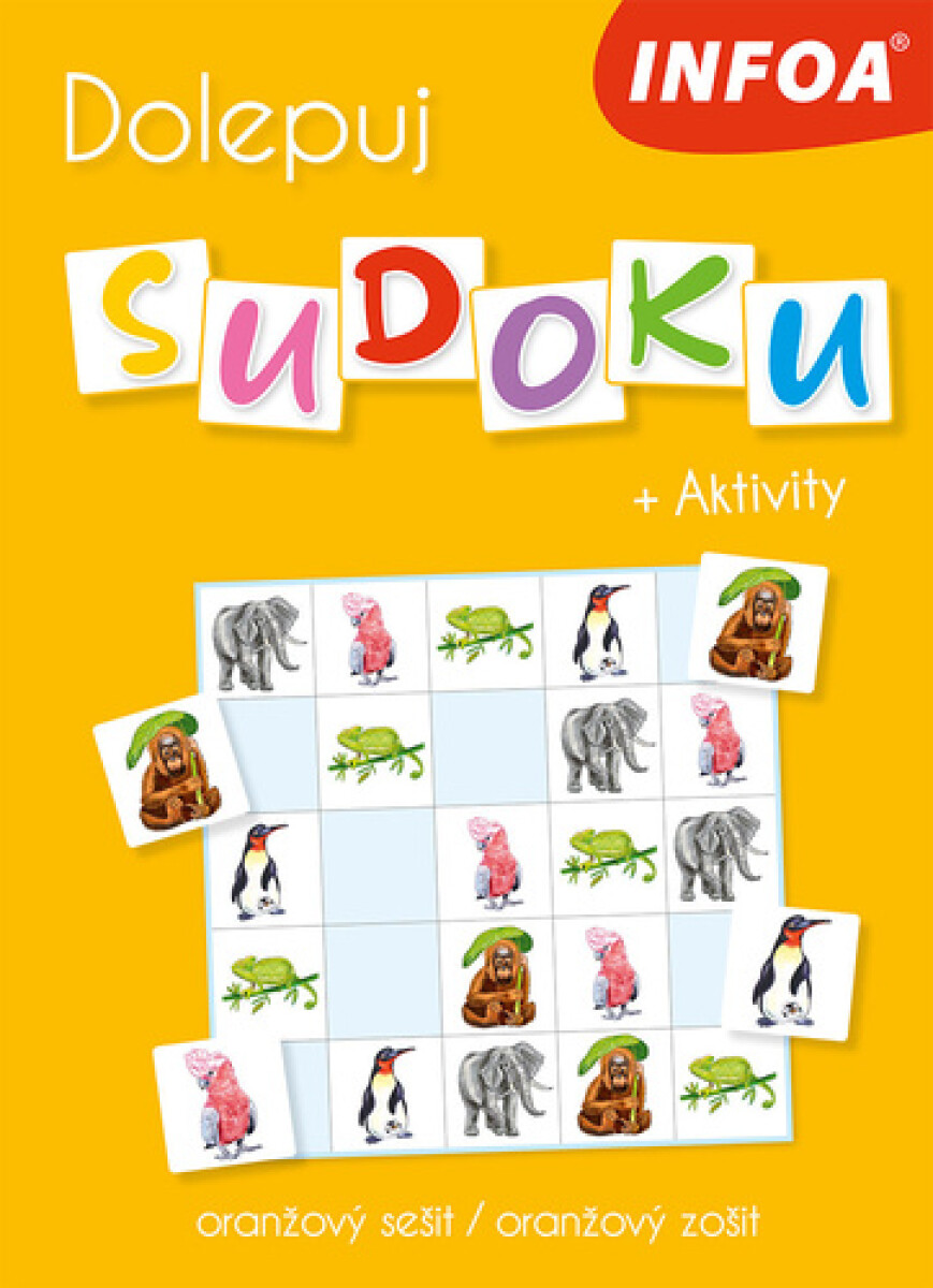 Dolepuj sudoku + Aktivity (oranžový sešit/oranžový zošit) - kniha z kategorie Hlavolamy