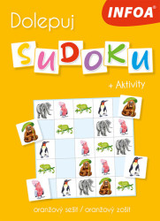 Dolepuj sudoku + Aktivity (oranžový sešit/oranžový zošit) - kniha z kategorie Hlavolamy