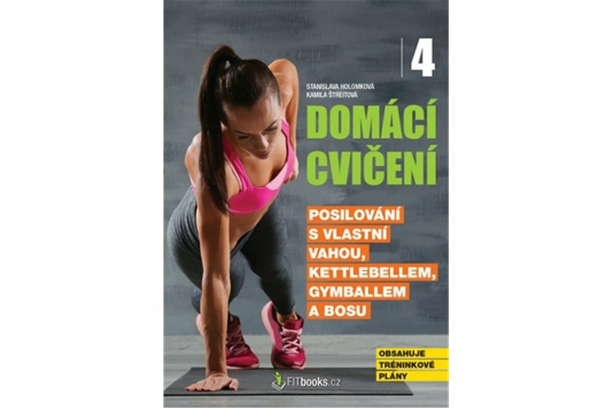 Domácí cvičení 4 - Posilování s vlastní vahou, kettlebellem, gymballem a BOSU - Stanislava Holomková, Kamila Štreitová