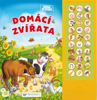Domácí zvířata – kniha se zvuky - kniha z kategorie Naučné knihy