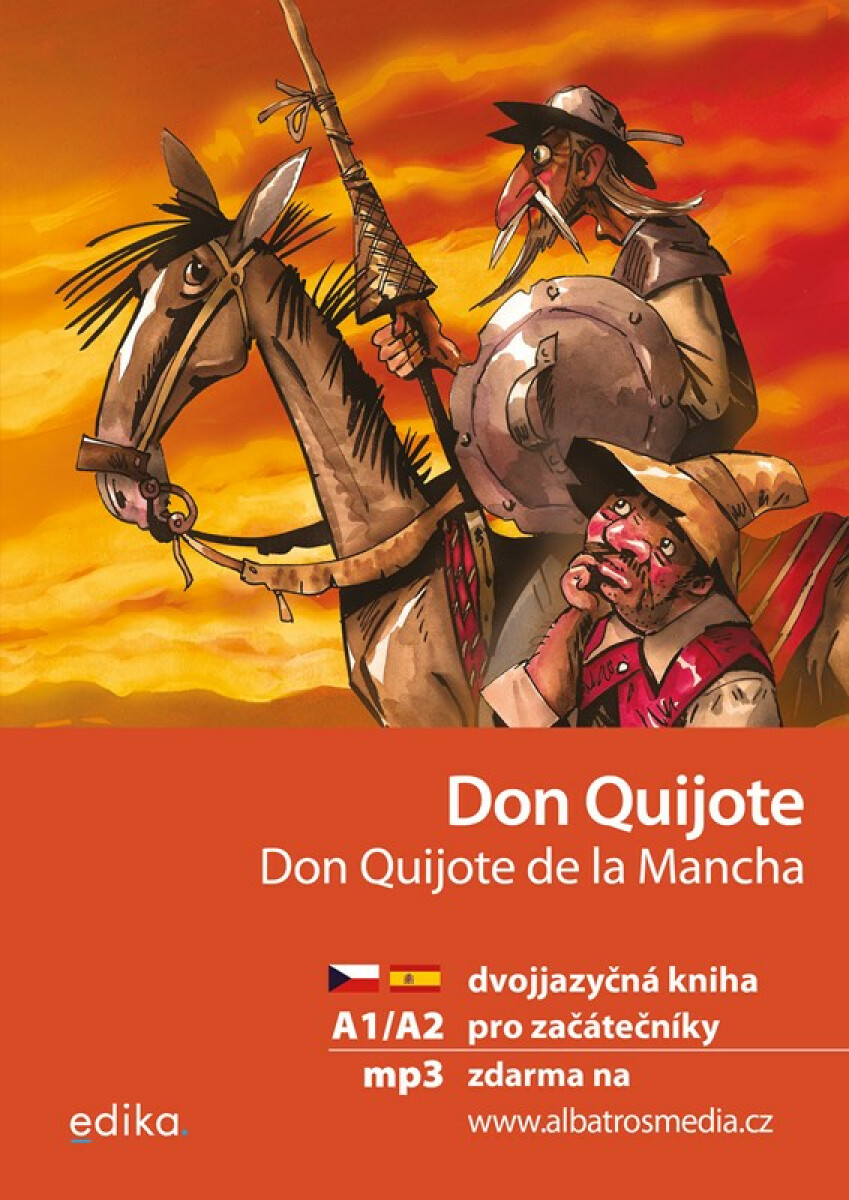 Don Quijote A1/A2 (ČJ-ŠJ) (dvojjazyčná kniha pro začátečníky) - kniha z kategorie Beletrie pro děti