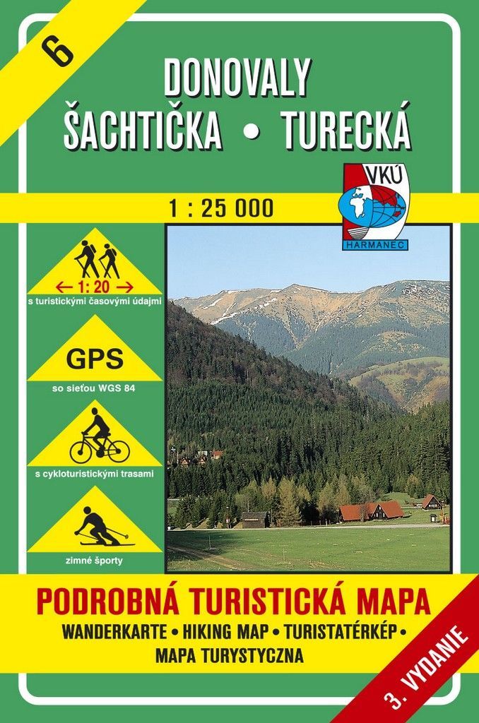 Donovaly Turecká Šachtička 1 : 25 000