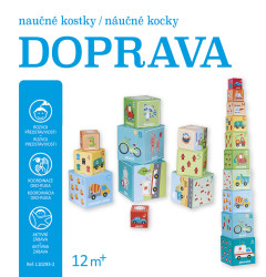 Doprava - Naučné kostky - hra z kategorie Vzdělávací hry