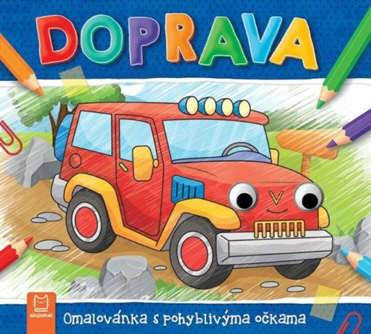 Doprava (Omalovánka s pohyblivýma očkama) - kniha z kategorie Pro děti