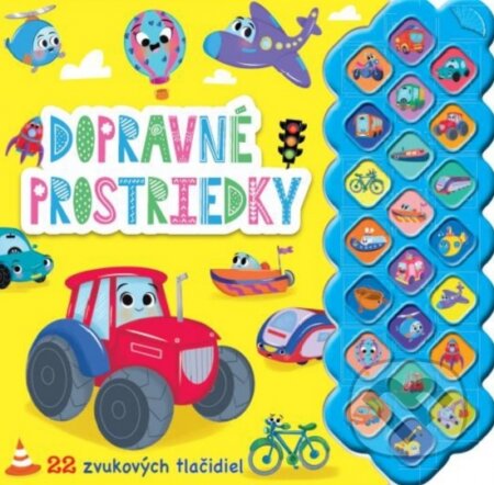 Dopravné prostriedky - zvuková knižka 22 zvukov