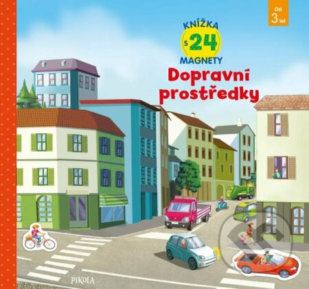 Dopravní prostředky (Knížka s 24 magnety)