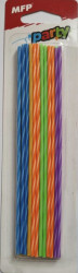 Dortové svíčky MFP tenké 24ks 17cm