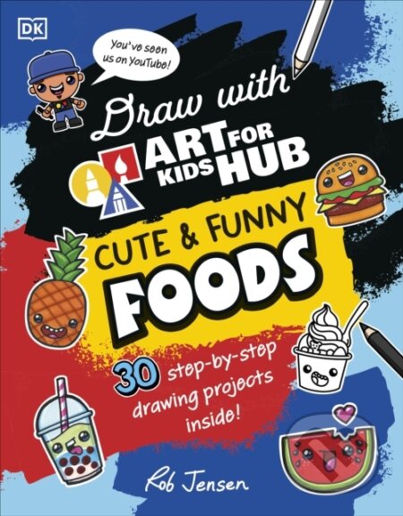 Draw with Art for Kids Hub Cute and Funny Foods