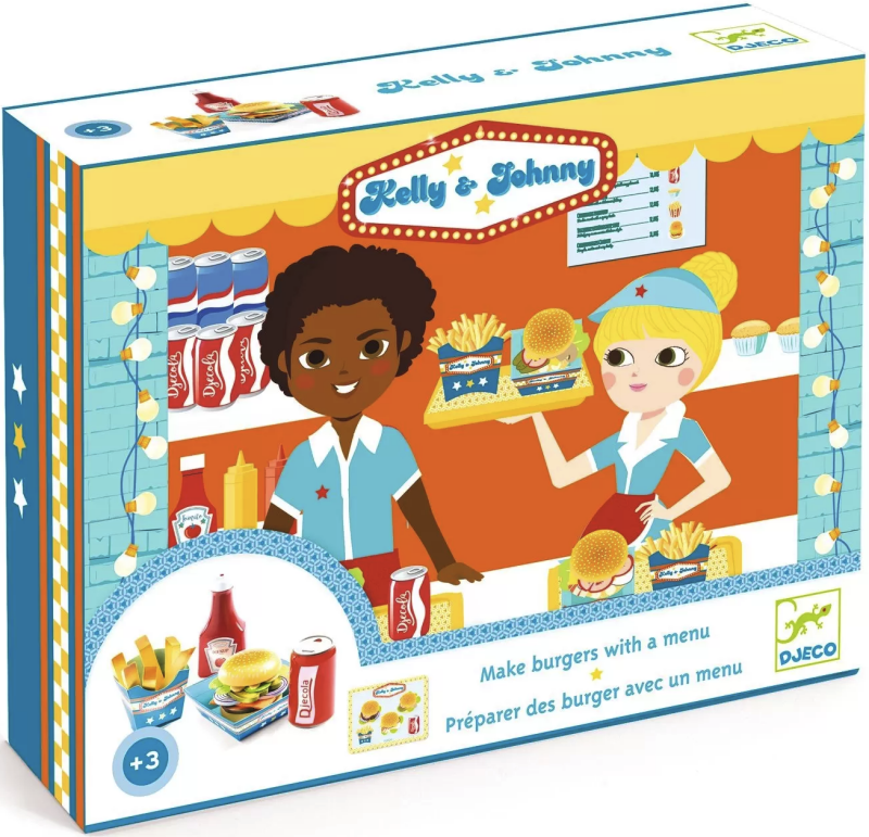 Dřevěná sada na hraní Bistro