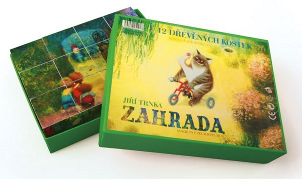 Dřevěné kostky Zahrada