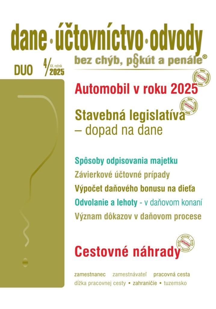 DUO 4/2025 – Automobil v podnikaní