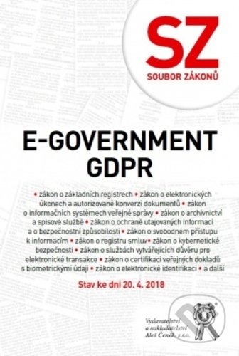 E-government a GDPR (Stav ke dni 20. 4. 2018)
