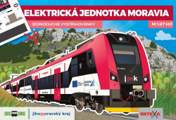 Elektrická jednotka MORAVIA (Jednoduchá vystřihovánka)