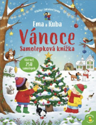 Ema a Kuba - Vánoce (Samolepková knížka) - Kate Nolan, Lizzie Walkley (ilustrátor)