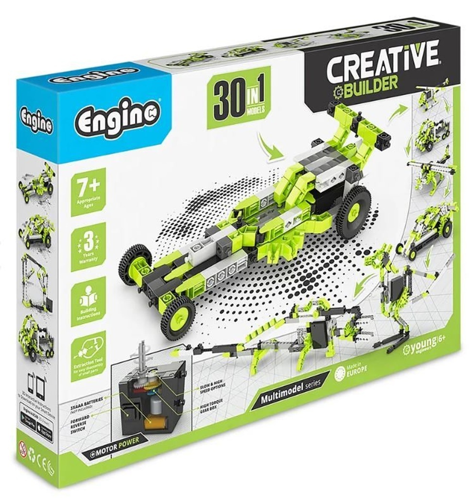 Engino Creative Builder 30 modelů s motorkem