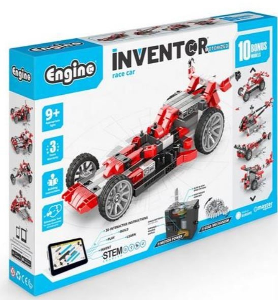 Engino Inventor Závodní auto 10 modelů s motorkem