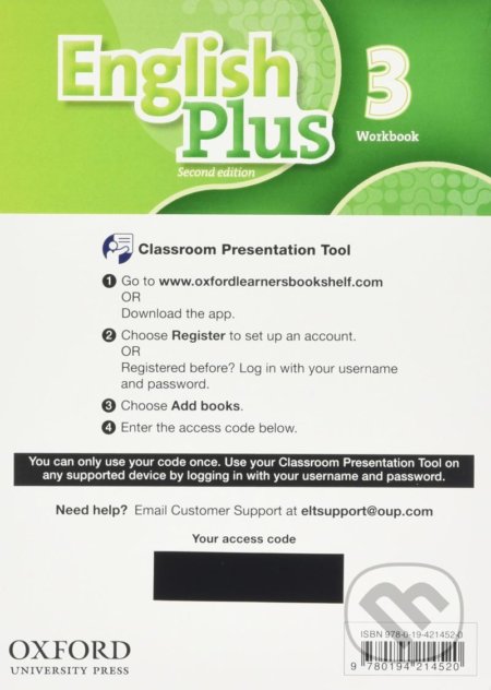 English Plus 3: Classroom Presentation Tool eWorkbook Pack (Access Code Card), 2nd - kniha z kategorie Jazykové učebnice a slovníky
