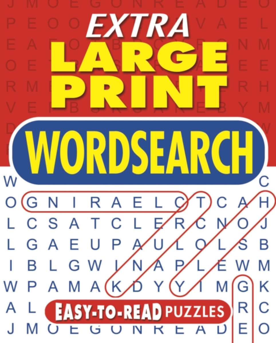 Extra Large Print Wordsearch