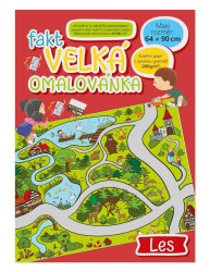 Fakt velká omalovánka: Les - kniha z kategorie Omalovánky