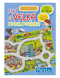 Fakt velká omalovánka: Město - kniha z kategorie Omalovánky